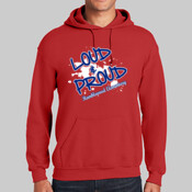 Youth Loud & Proud Hoodie - Red